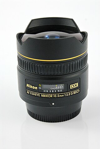 <span class="mw-page-title-main">Nikon AF DX Fisheye-Nikkor 10.5mm f/2.8G ED</span>