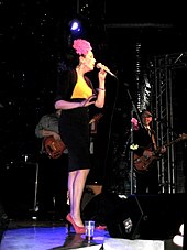 Nina Zilli in concert in 2009