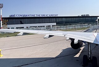 <span class="mw-page-title-main">Niš Constantine the Great Airport</span> Serbias second largest airport