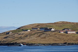 North Park, Whalsay village in the Shetland Islands, Scotland, UK