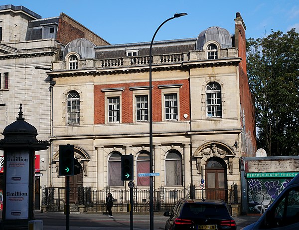 329 to 331 New Cross Road, built in 1903 and now Grade II listed