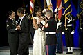 Obamas dance with service members