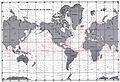 Mappa mundial de currentes oceanic