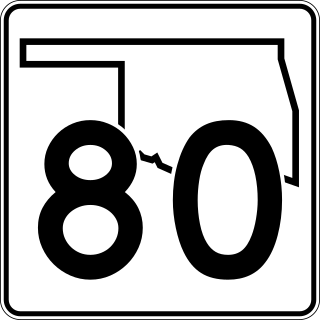 <span class="mw-page-title-main">Oklahoma State Highway 80</span> State highway in Oklahoma, United States