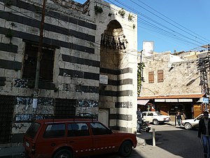 Street façade of the Madrasa al-Nasiriyya (1354–60)