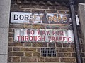 Thumbnail for File:Old enamel sign, Dorset Road Tottenham - geograph.org.uk - 2247285.jpg