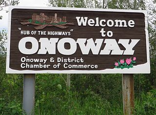 Onoway Town in Alberta, Canada