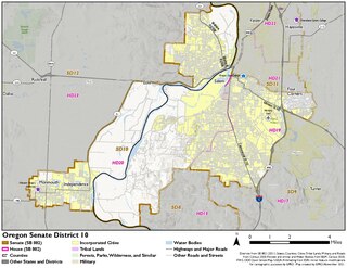 <span class="mw-page-title-main">Oregon's 10th Senate district</span>