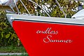 English: Bow of a sailboat Deutsch: Bug eines Segelbootes