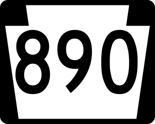 <span class="mw-page-title-main">Pennsylvania Route 890</span> State highway in Northumberland County, Pennsylvania, US