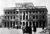 Pałac Staszica w 1945