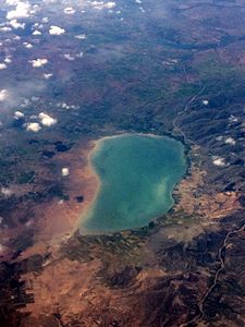 Lac Palas Tuzla depuis l'avion (12000 mètres) .JPG