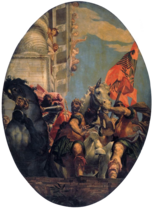 Paolo Veronese: Mordechajův triumf, 1566