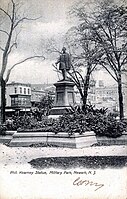 Philip Kearny statue, Military Park, Newark 23 Feb 1907