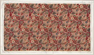 Textile imprimé, fin du XVIIIe siècle ‒ Metropolitan Museum of Art.