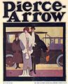 Publicité pour le constructeur automobile Pierce-Arrow, 1911
