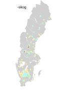 Svenska Ortnamnsefterled: Allmänt om ortnamnsforskningen, Termerna efterled och ändelser, Definition