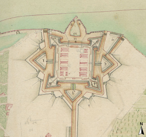 300px plan de la citadelle de saint martin de r%c3%a9 1693.svg