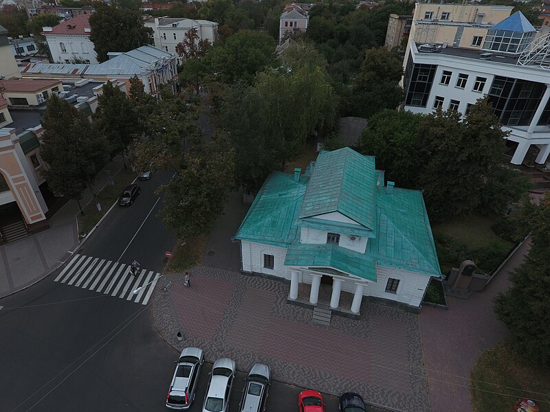 File:Poltava Space Museum - Former Firefighting Squad Building - Aerial view - 7.jpg