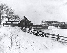 Octobre 2011 Pont à L'Abord-à-Plouffe, près de Montréal, 1859