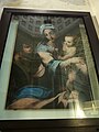 Tela della "Madonna con Bambino e San Giovannino" di Domenico Beccafumi del del santuario di Nostra Signora delle Grazie di Ponzano Magra, Santo Stefano di Magra, Liguria, Italia