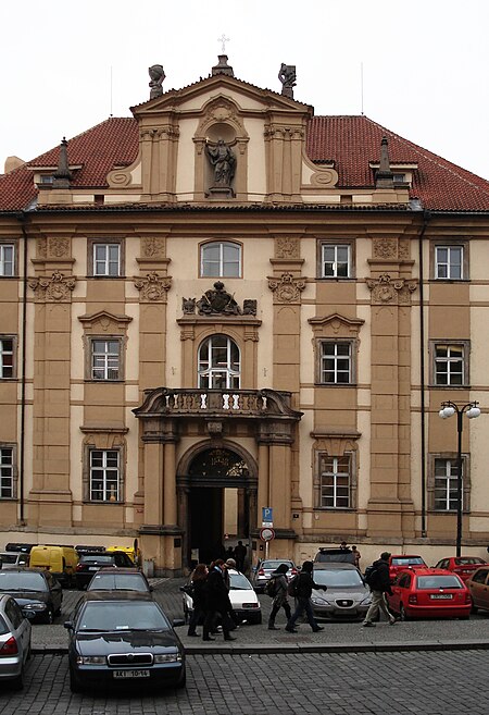 Prague clementinum entrance