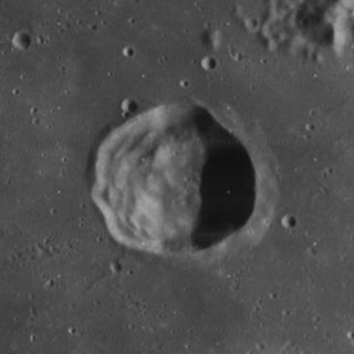 <span class="mw-page-title-main">Protagoras (crater)</span> Crater on the Moon