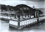 Murray Bay wharf, cirka 1912