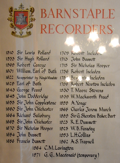 Recorder of Barnstaple