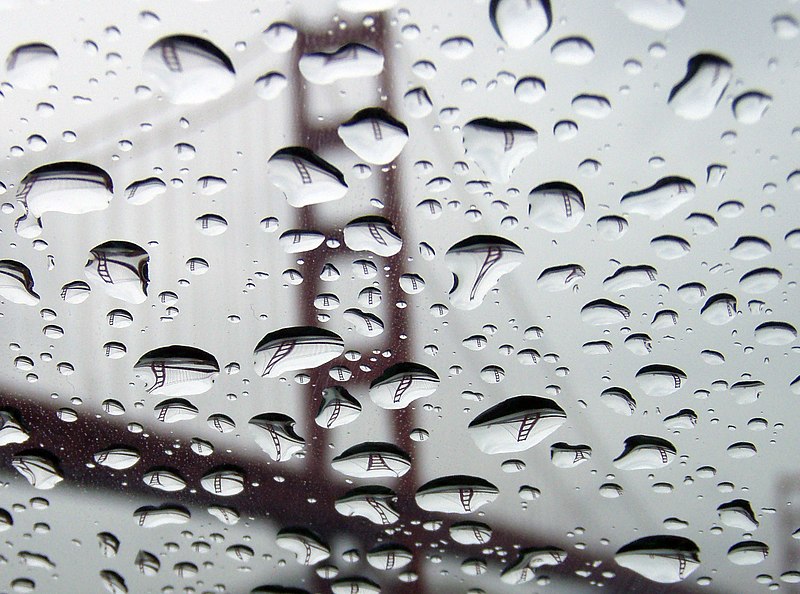 File:Refraction of Golden Gate Bridge in rain droplets 1.jpg