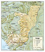 Рельєф Республіки Конго