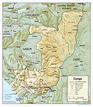 Mapa do Congo (República)