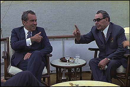 Американский брежнев. Никсон и Брежнев 1972.