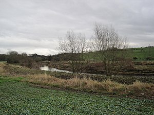 Sungai Memakai dan lahan pertanian di dekat Kota Durham - geograph.org.inggris - 1624500.jpg