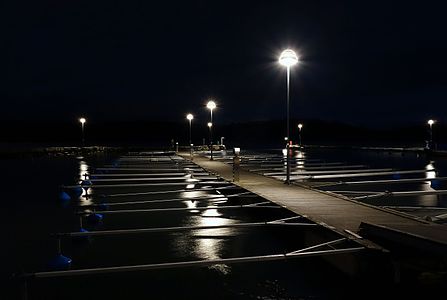 Rixö Marina on a December afternoon