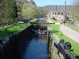 Rochdale Canal at Hebden Bridge