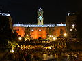 The stairs during the notte bianca event in September 2006