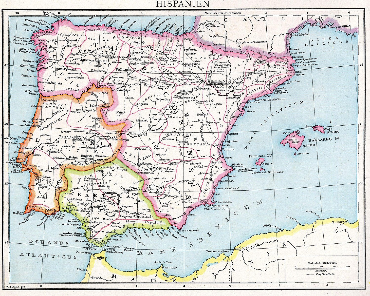 Península Ibérica. Mapa De Espanha E Vista Portugal a Partir Do