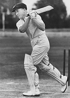 Ron Hamence with the Australian cricket team in England in 1948 Australian cricketer