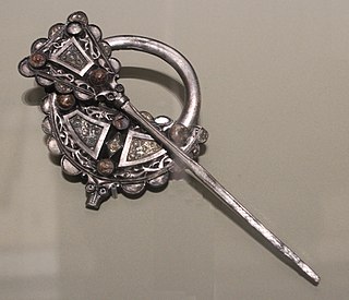 Roscrea Brooch 9th century Irish brooch