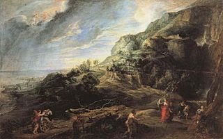 <i>Odysseus on the Island of the Phaecians</i> Painting by Peter Paul Rubens