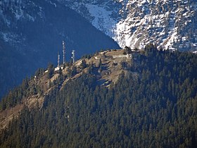 Fort du Sapey widziany z Aussois.