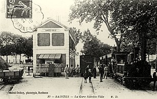 La gare de Saintes-Ville