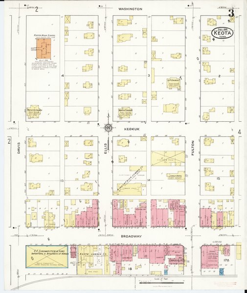 File:Sanborn Fire Insurance Map from Keota, Keokuk County, Iowa. LOC sanborn02703 003-3.tif