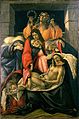 Lamentation over the Dead Christ with Saints por Botticelli.