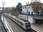 A(z) Barcelona–Vallès-vasútvonal lap bélyegképe