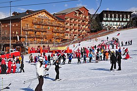 Vista aerea della stazione.