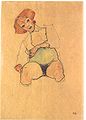 Schiele - Schwangere mit grünem Bauch - 1910.jpg