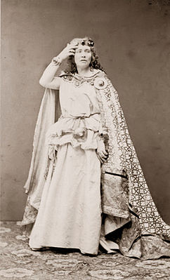 Malvina Schnorr von Karolsfeld - ensimmäinen Isolde.  München, 1865