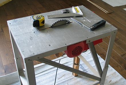 A table saw.